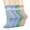 4pairs-mixed2, variant on 4 Pairs Pilates Grip Socks for Women Yoga Socks with Grips Hospital Socks Grippy Socks Dance Socks