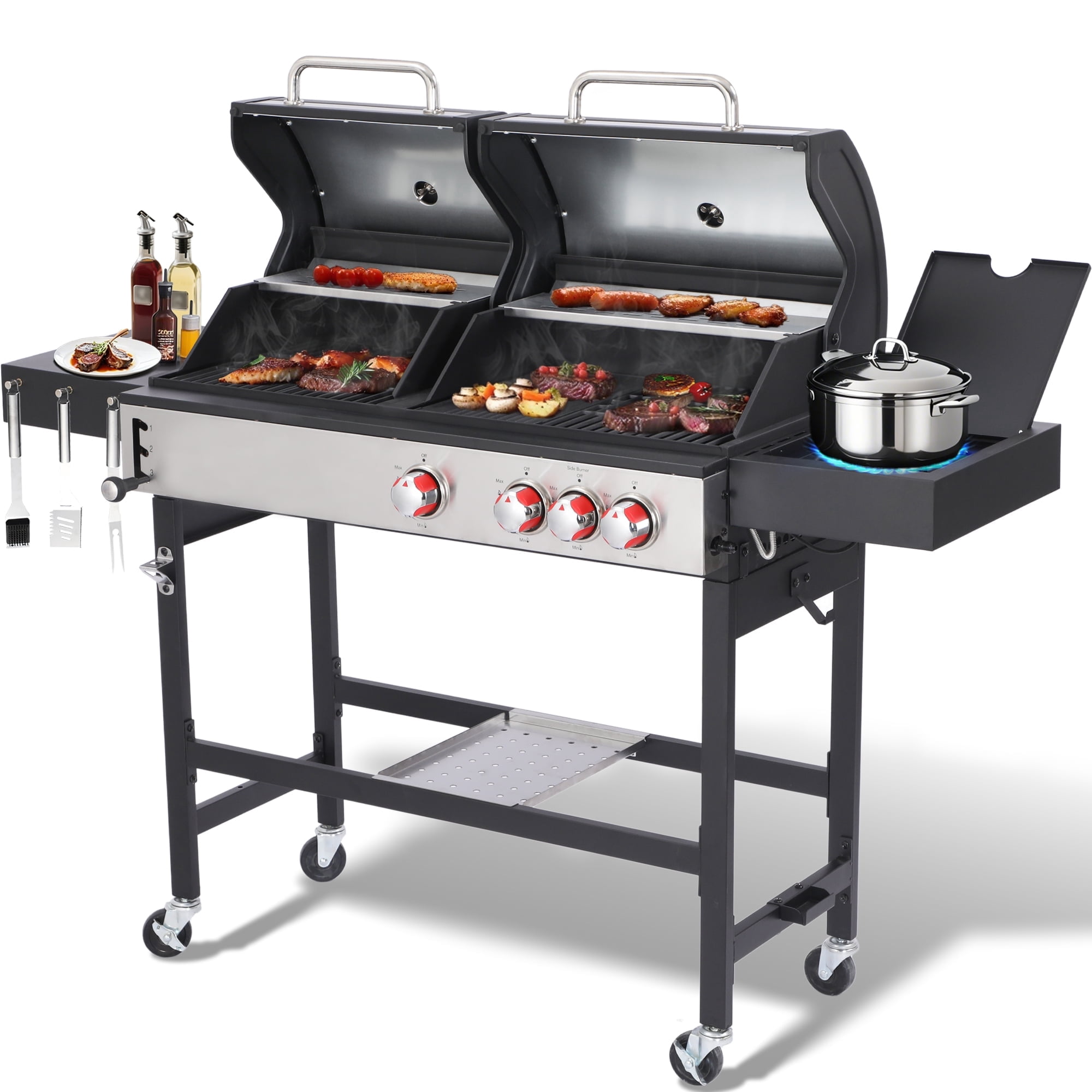 Smoke Hollow DG850C Combo Grill - Walmart.com