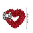 thumbnail image 4 of Hxoliqit valentines day,creative doorplate,Decorative Fabric In Front Of The Door Valentine's Day Wreath Heart Wall Hanging Holiday Arrangement, 4 of 9