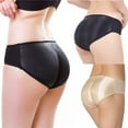 thumbnail image 6 of TEVEQ Butt Lifter Panties for Women Padded Underwear Seamless Booty Pads Enhancer Shapewear Butt Lifting Panty for Under Dresses Women's Hip Lifter Padded Enhance Waist Buttocks Ass Women's Beige L, 6 of 9