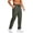 Army Green, variant on Mens Trousers Elastic Waist Big and Tall Cropped Pants with Zipper Cooling Lightweight Pants Athleisure Pants