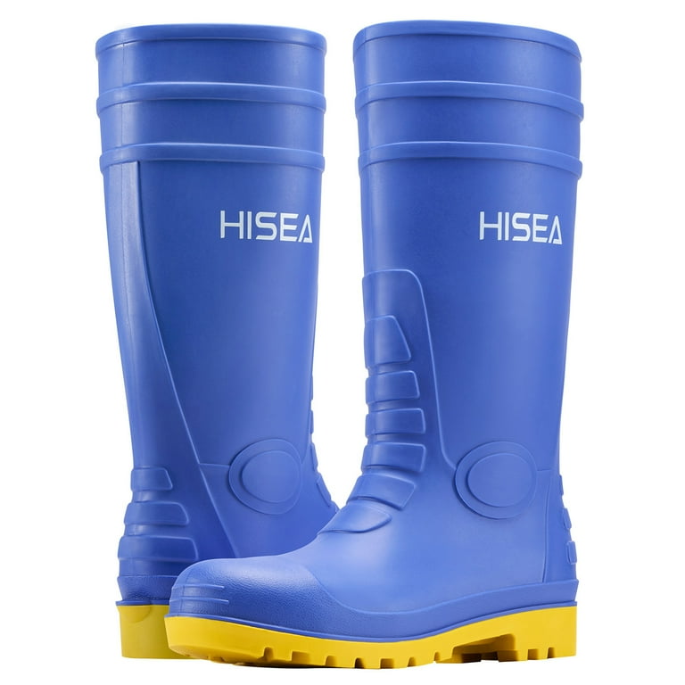 Sepatu Boot Anti Slip Waterproof Boots HISEA PVC Rubber Rain Boots