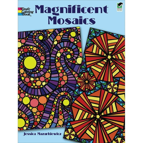 Dover Publications-Magnifique Livre de Coloriage Mosaïques