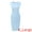 Light Blue, variant on DARING DIVA Pleated Neck Pencil Sheath Dress L Light Blue