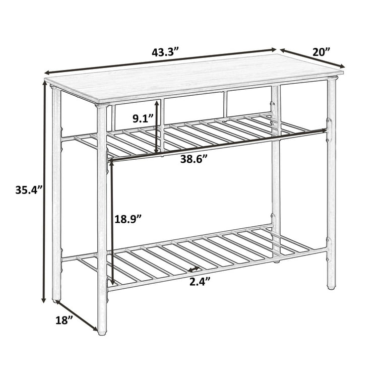 Counter on sale height buffet