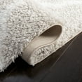 thumbnail image 5 of SAFAVIEH Tahoe Gerald Quatrefoil Shag Area Rug, 5' x 7', Silver/White, 5 of 8