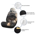 thumbnail image 6 of Sikiie Pilot Cat In Vintage Plane Car Seat Covers 2PCs Front Car Seat Covers Universal fit for Most Cars SUVs and Trucks-1, 6 of 9