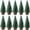 10Pcs Mini Christmas Trees Decor, variant on 10Pcs Mini Christmas Trees Decor – Artificial Bottle Brush Trees, Sisal Snow Pine Trees with Wooden Base for Holiday Tabletop, Mantel, Shelf, Xmas Party, Winter Home Decorations