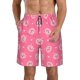 thumbnail image 1 of Balery Cartoon Pigs and Hearts Traje de Baño Estilo Hawaiano para Hombre, Shorts de Secado Rápido con Bolsillos-Large, 1 of 6