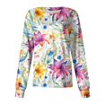 thumbnail image 2 of JULMCOMO Black Scrub Jackets for Woman Long Sleeve Button up Plus Size Medical Scrub Top Floral Printed Nursing Working Uniform Cotton Scrubs Set Hot Pink L, 2 of 4