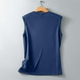 thumbnail image 5 of Pompotops T-Shirt Sans Manches à Col Rond Imprimé Décontracté pour Femmes, 5 of 5