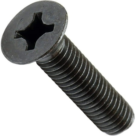 

X 25Mm Flat Head DIN 965 Alloy Steel Black Oxide 25 Pack