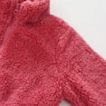 thumbnail image 7 of Cethrio Girls Fleece Jackets, Full Zip Stand-up Collar Long Sleeve Warm Winter Outerwear with Pockets Hot Pink Size 6, 7 of 7