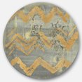 thumbnail image 1 of Designart 'Glam Metallic Form III' Art Mural Cercle en Métal - Disque de 36, 1 of 5