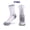 Gray, variant on Premium 3 Pairs Mid-Calf Running Socks Men Women, COOLMAX Combed Cotton Thick Terry Sole Marathon Cycling Socks, Quick Dry Antibacterial Anti-Odor Anti-Slip for Basketball Football Gym Badminton