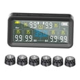 thumbnail image 3 of Terraxo Car Tire Pressure System Solar Waterproof Auto Sleep Mode with Sensors Display for Trailer Garage RV for 6 Wheels, 3 of 8