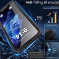 thumbnail image 2 of For Samsung Galaxy S25 Plus Waterproof Case with Magnetic Magsafe Charging,IP68 Waterproof Case for Samsung S25 Plus Case Phone Cover with Screen Protector Cover Black, 2 of 6