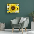 thumbnail image 4 of Canvas Wall Art - Clive Branson 'Sunflower' Wall Art for Living Room, Bedroom, or Office Décor by Trademark Fine Art - 24 x 18 Inches, 4 of 4