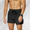 thumbnail image 2 of Mens Casual Shorts for Gym Running and Exercise with Handy Pockets for Comfort and Style Big Mens Shorts Elastic Waist Cotton Xxxl, 2 of 5