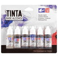 thumbnail image 1 of Set Básico 5 Tintas Colores Y Medio 17Ml Base Alcohol ATL, 1 of 2