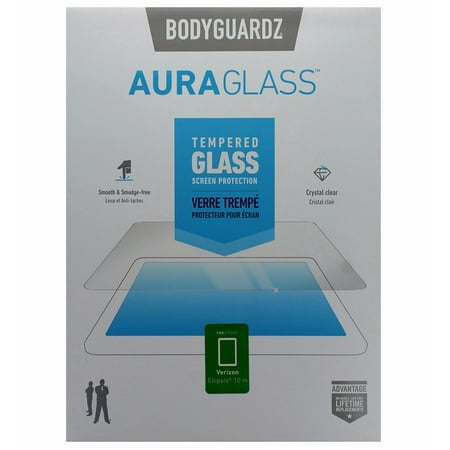 BodyGuardz Aura Glass Tempered Glass Screen Protector for Ellipsis 10 - Clear (Refurbished)