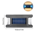 thumbnail image 4 of Sentmoon Wall Sconce Wall Sconces Solar Outdoor Wall Lights Waterproof Motion Sensor Lights for Gardens Ambient Lighting for Villa Exteriors Channel Lights for Home Gardens, 4 of 7
