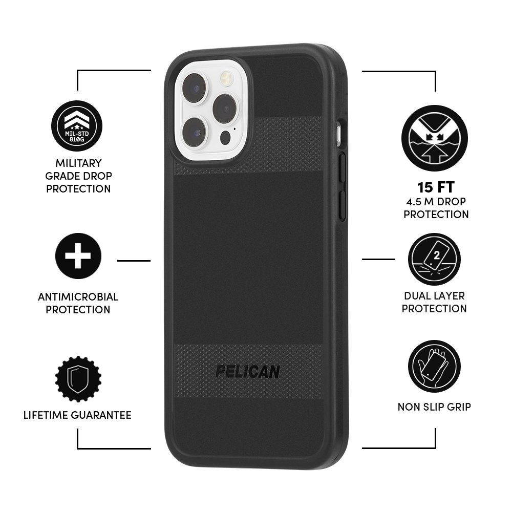 Pelican Protector Series Case for Apple iPhone 12 Pro Max - Black - image 4 of 4