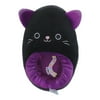 Squishmallow KellyToy Kids Slippers Plush Soft Choose Cow Christmas Dinosaur Koala Shark Axolotl (Autumn Black Cat (Size 4/5))