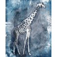 thumbnail image 2 of Grey Blue Giraffe Poster Print by OnRei OnRei   ONRC097D, 2 of 2