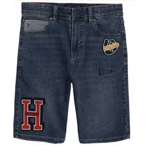 Tommy Hilfiger Toddler Boys Logo Waist Band Denim Shorts