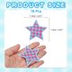 thumbnail image 2 of Uxcell 18 Pcs Parches Bordados en Forma de Estrella a Cuadros para Planchar, Aplicaciones para Coser en Chaquetas, Colección de Ropa, Vestidos, Sombreros, Jeans, Accesorios de DIY, Azul/Rosa, 2 of 6