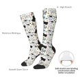 thumbnail image 4 of Naloa Funny Puppy Thigh High Socks Extra Long Stretchy Sock Women Over Knee High Opaque Stocking Daily Wear, 4 of 6