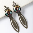 thumbnail image 3 of Dog Vintage Copper Crown-Shaped Bookmarks: Stainless Steel Reading Accessories - Gift Set for Book Lovers, 3 of 5
