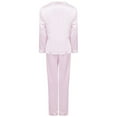 thumbnail image 2 of Towel City Womens Satin Long PJ Set, 2 of 3
