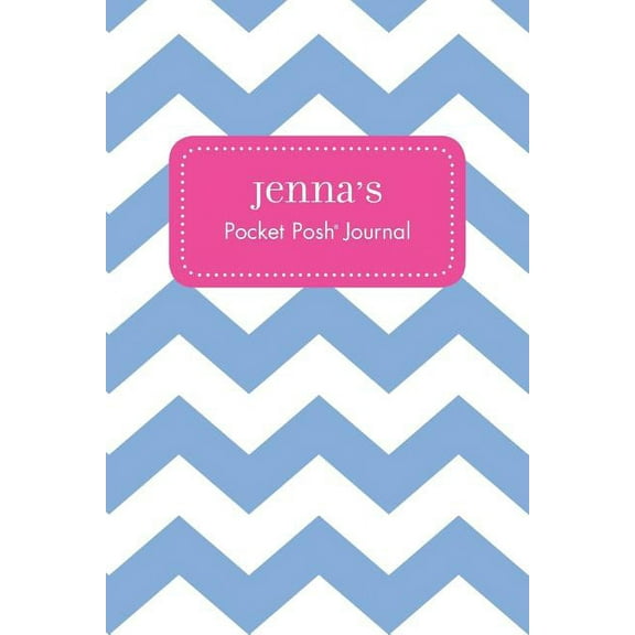 Jenna's Pocket Posh Journal, Chevron (Paperback)