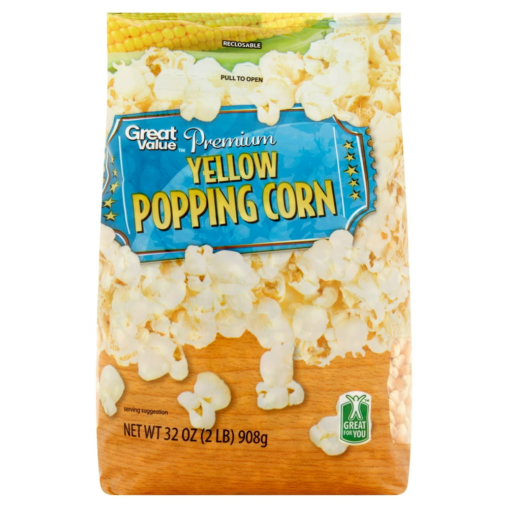 Great Value Yellow Popping Corn, 32 oz