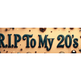 thumbnail image 4 of LUUFILx RIP To My 20's Celebration Banner Skulls Party Decoration Birthday Backdrop Perfect Background for Halloween Photoshoot Party Supplies Festive Decor, 4 of 8