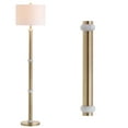 thumbnail image 3 of JONATHAN Y Gregory 60.5" Metal/Marble LED Floor Lamp, Brass Gold/White, 3 of 7
