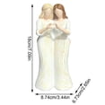 thumbnail image 2 of Sisters by My Side Two Sisters Sculpture, Best Friends Forever Statue with Heart Gesture, Abstract Women Friendship Decor for Home Shelf Tabletop, Meaningful Bestie Gift for Birthday Christmas (Two), 2 of 2