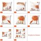 thumbnail image 1 of Valentine's Day Throw Pillow Case Cushion Cover Cotton 18 x 18 Inch Red Tree and Love Bicycle Sofa Car Decoration Style D, 1 of 4
