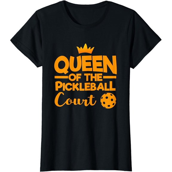 Queen Of The Pickleball Court T-Shirt