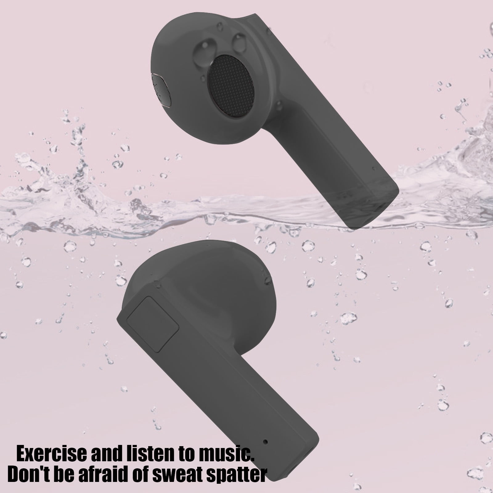 Studio Buds - True Wireless Noise Cancelling Earbuds - Compatible with IOS & Android, Built-in Microphone, IPX4 Rating, Sweat Resistant Earphones, Class 1 Bluetooth Headphones - Black