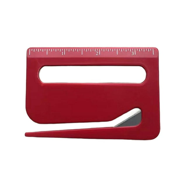 New Envelope Opener, Ergonomic Letter Opener Envelope Slitter Mail Opener Tool, Pointed End Plastic Design for Office & Home Use, Fast & Easy Document Access (Blue, White, Black, Green, Yellow, Red)