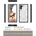 thumbnail image 2 of ArmadilloTek Vanguard Case Compatible with Samsung Galaxy Note10 Military Grade Full-Body Rugged with Built-in Kickstand [Screenless Version] - White, 2 of 5