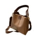 thumbnail image 4 of Bolso de hombro para mujer, bolso de compras de gran capacidad, bolso de mano tipo cartera para Caqui, 4 of 9