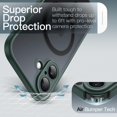 thumbnail image 4 of JETech Magnetic Case for iPhone 17 6.3-Inch Compatible with MagSafe, Phone Cover with Built-in Camera Control Button (Dark Green), 4 of 6