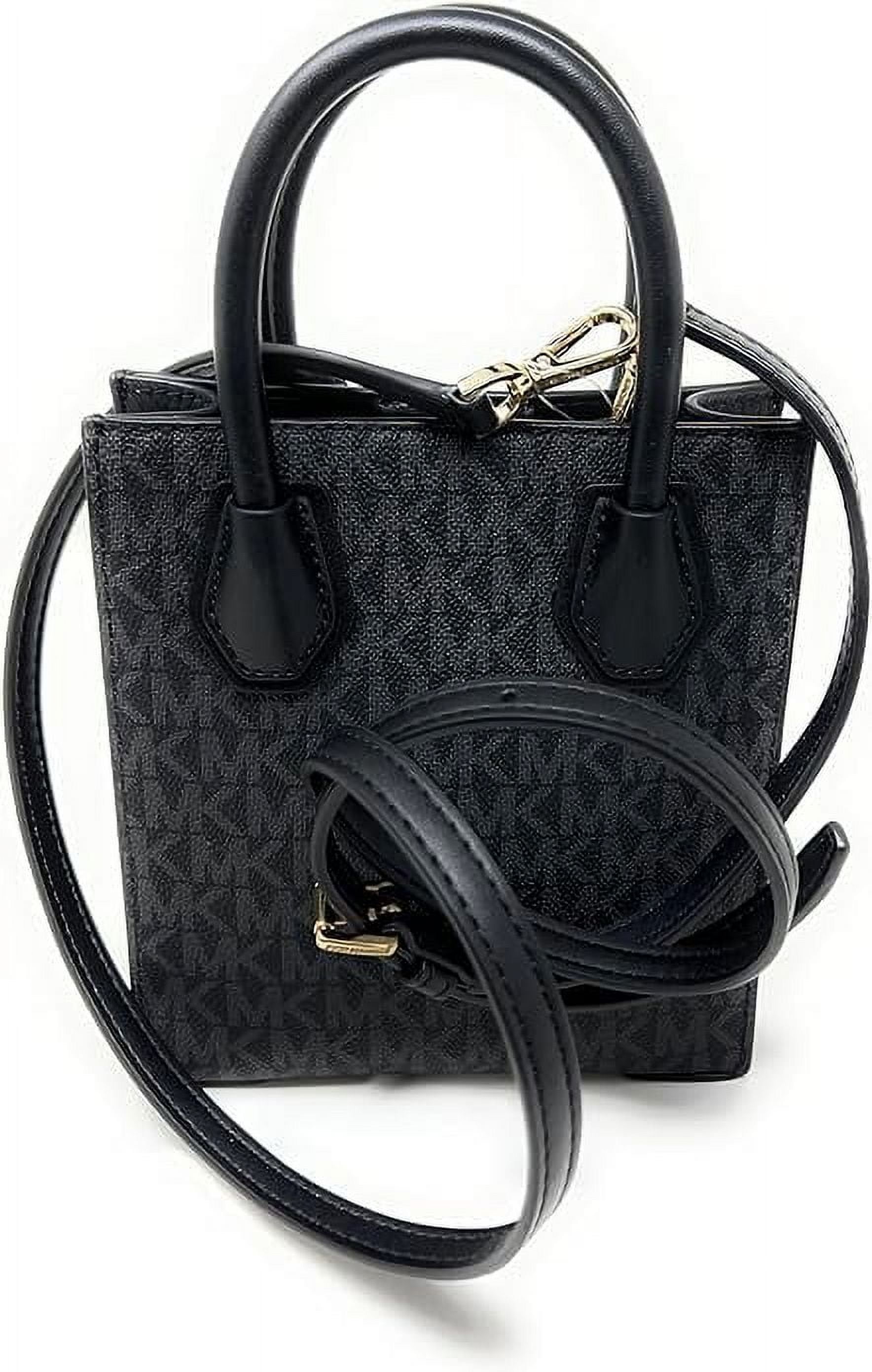 Michael Kors Mercer XS Black North South Crossbody Bag
