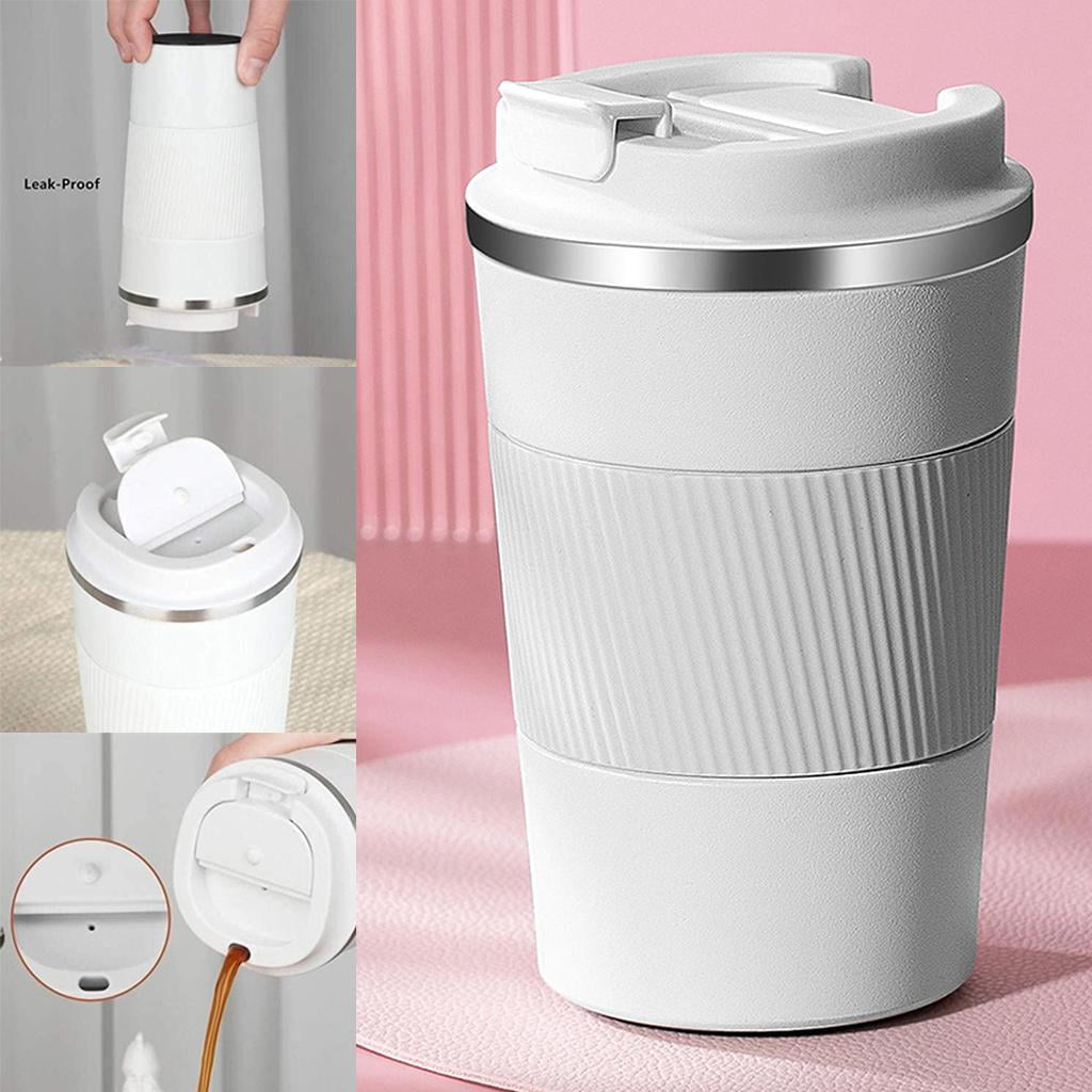 Buy Dravizon Stainless Steel Vacuum Insulated Coffee Mug 510ML Insulated  Coffee Cups Double Walled Travel Mug, Car Coffee Mug with Leak Proof Lid  Reusable Thermal Cup for Hot Cold Drinks Coffee, Tea