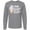 Athletic Heather, variant on Inktastic I Make Ice Cream Disappear What's Your Power Long Sleeve T-Shirt