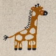 thumbnail image 5 of HomeStock Artisanal Abode Transitional Knitted 32" X 40" Throw Blanket, Small Throws for Couches, Cozy Knitted Blanket for Living Room Sofas, Giraffe Pattern-Color:Giraffe, 5 of 10